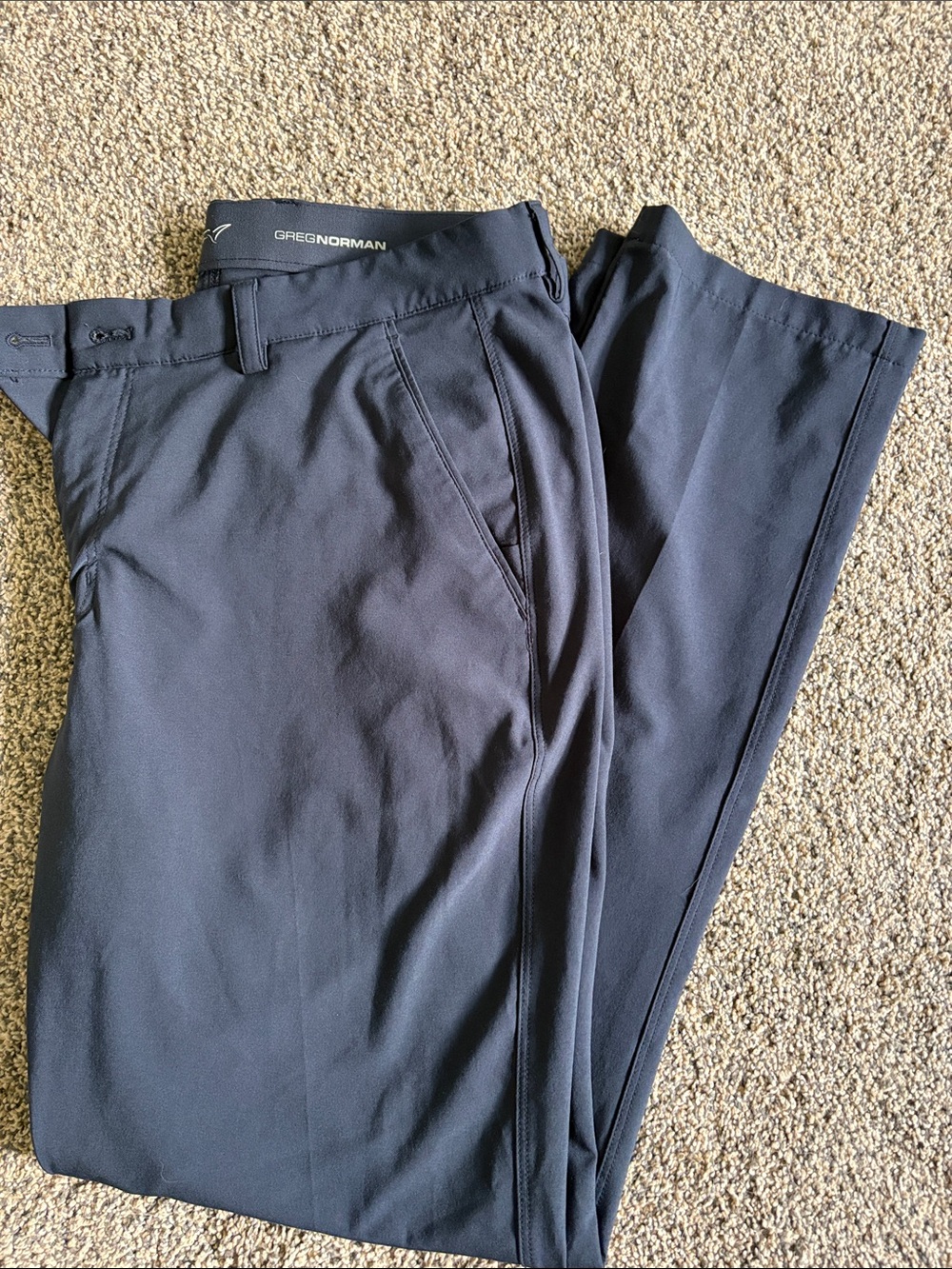 Greg Norman Collection Men's Dress Pants in Dark Navy